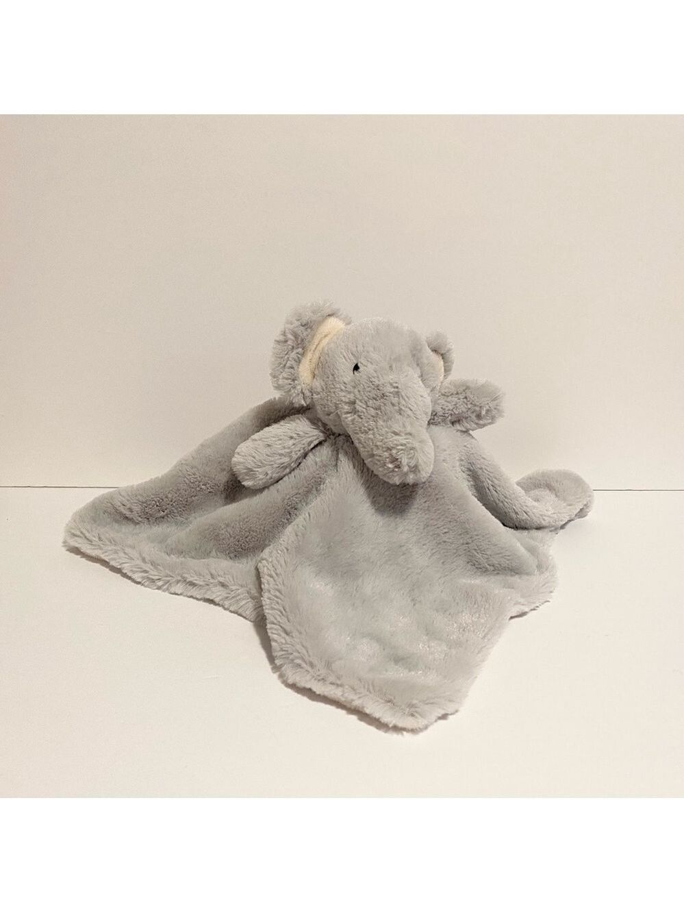 Linzy Elephant Baby Lovey Gray Plush Cuddle Toy Stuffed Animal Linsy Lovie